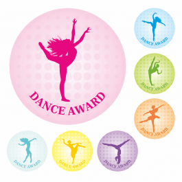 Dance Award Stickers