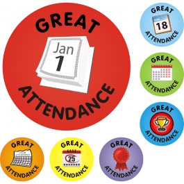 Great Attendance Stickers