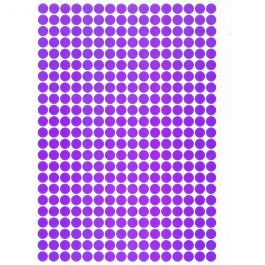 Purple Dot Marking Stickers