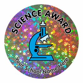 Science Award Sparkly Stickers