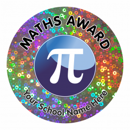 Maths Award Sparkly Stickers