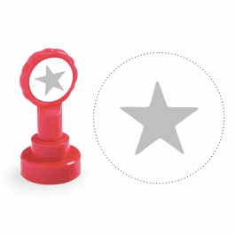 Xclamation Silver Star Stamp