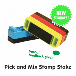 Pick and Mix Stamp Stakz - 3 Bricks.