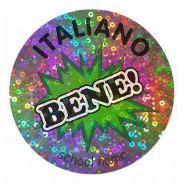 Super Sparkly Italian Praise Stickers