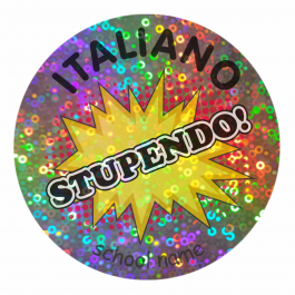 Super Sparkly Italian Praise Stickers