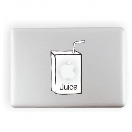 Apple Juice Laptop Sticker
