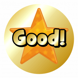 Mini Metallic Gold Star Praise Stickers