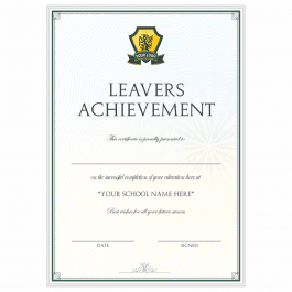 Logo Leavers Achievement Certificate