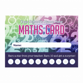 Maths Punch Cards
