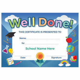 Well Done Primary Certificate