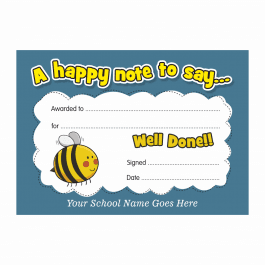 Well Done Cards - Bumble Bee Design