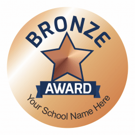 Bronze Effect Bronze Award Stickers