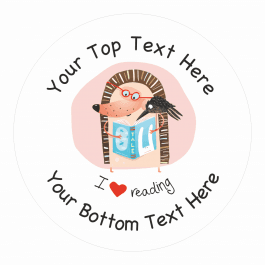 I Love Reading Customisable Stickers