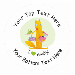 I Love Reading Customisable Stickers