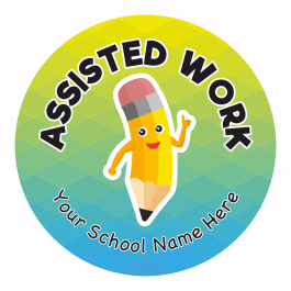 Assisted Work Multi Award Stickers