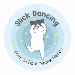 Dancing Kitty Reward Stickers