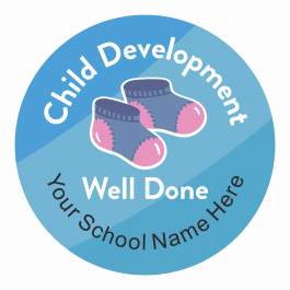 Child Development Rainbow Stickers