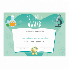 Science Outstanding Achievement Certificates