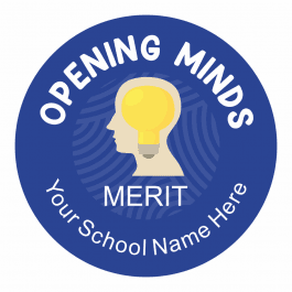 Opening Minds Thoughts Stickers