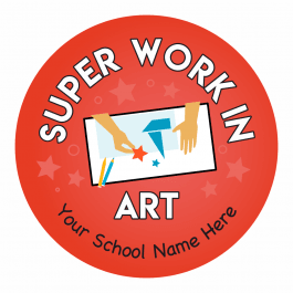 Art Primary Stickers