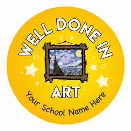 Art Primary Stickers