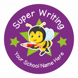 Bumble Bee Writing Stickers