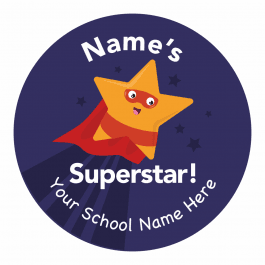 Superhero Superstar Stickers