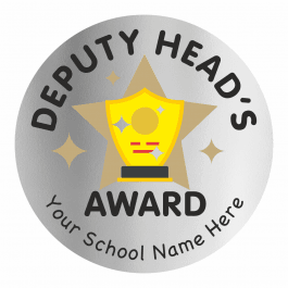 Deputy Head Teacher's Hybrid Award Stickers
