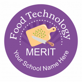 Food Technology Starburst Stickers