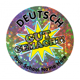 Deutsch Sparkly Stickers
