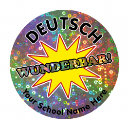 Deutsch Sparkly Stickers