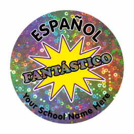 Español Sparkly Stickers