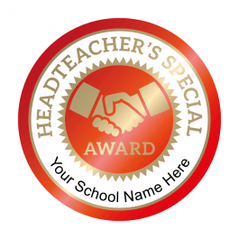 Head Teacher's Metallic Special Award Stickers