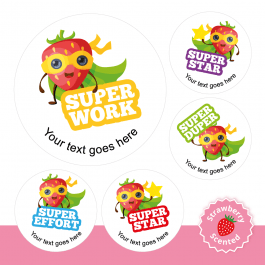 Super Strawberry Scented Stickers
