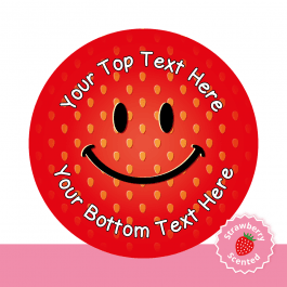 Smiley Strawberry Scented Stickers