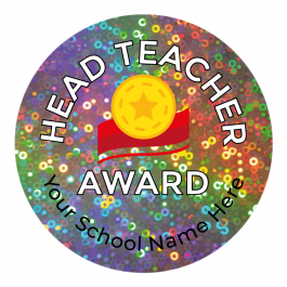 Head Teacher Holographic Stickers