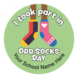 Odd Socks Day Stickers