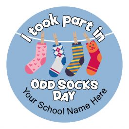 Odd Socks Day Stickers