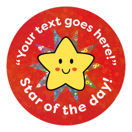 Star of the Day Sparkly Stickers