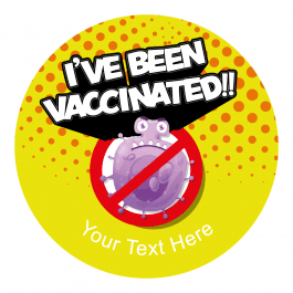 Vaccination Germ Stickers
