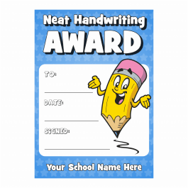Neat Handwriting Award Certificate Set