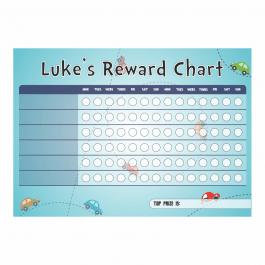 Everyday Reward Chart with Stickers - Blue