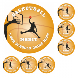 Basketball Merit Stickers