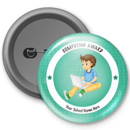 Computing Award Customised Button Badge