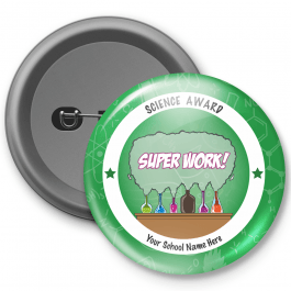 Science Award Customised Button Badge