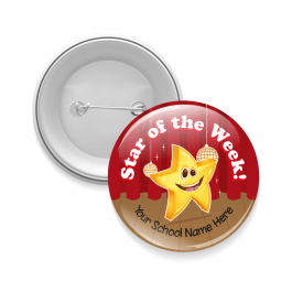 Star of the Week Customised Button Badge