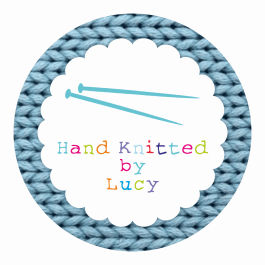 Personalised Craft Sticker - Knitting Design