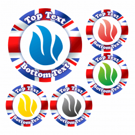 Customisable GB Stickers