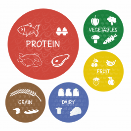 Food Groups Stickers