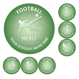 Football Merit Stickers